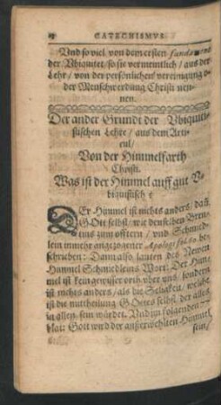 Der ander Grundt der Ubiquitistischen Lehre ...