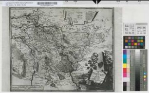 Charte vom Herzogthum Cleve, worauf zugleich das Fürstenthum Meurs nebst den Königl. Preussi. Antheil des Herzogthums Geldern zu sehen ist. Nürnberg bey denen Homaennischen Erben 1777 / C.P.S.C.M.