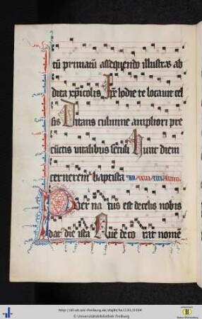 Puer natus est de celis.