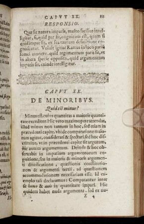 Caput XX. De Minoribus.