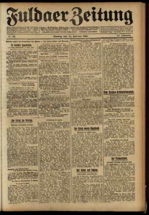 Ausgabe vom Montag, den 21. Februar 1916.