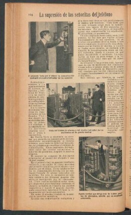 La supresión de las señoritas del teléfono