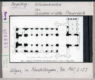 Segeberg: Klosterkirche, Grundriss