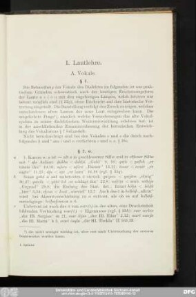 I. Lautlehre.
