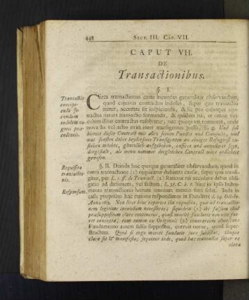 [Caput VII. - Caput IX.]
