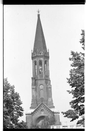 Kleinbildnegativ: Lausitzer Platz, 1977
