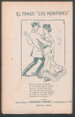 El tango "Los morfones" - [Ilustración]