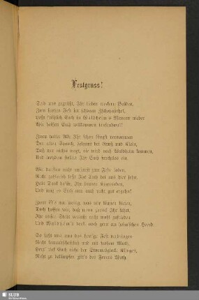 Festgruss!