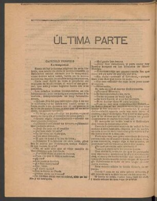 Capítulo primero - La tempestad
