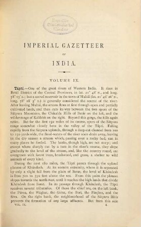 The Imperial Gazetteer of India, 9