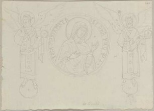 Von dem Deckengemälde des Langschiffs in der oberen Kirche von San Francesco in Assisi von Cimabue