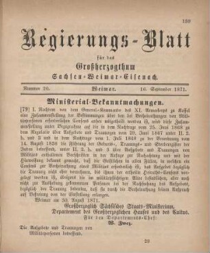 Nr. 20 : 16. September 1871