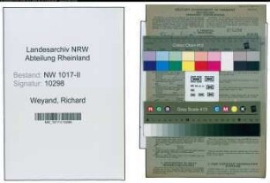 Entnazifizierung Richard Weyand , geb. 01.06.1884 (Fuhrmann)