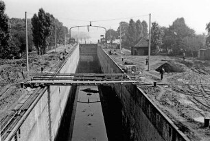 Erhöhungen der Schleuse Herne-West/Rhein-Herne Kanal