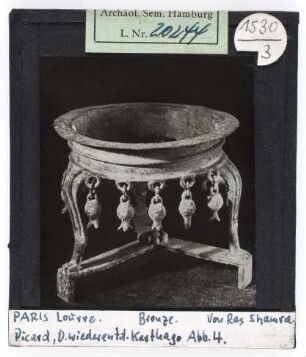 Bronzebecken von Ras Shamra, Paris, Louvre