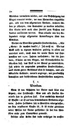 §. 2. Weinbau