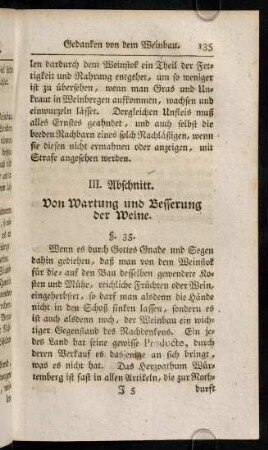 135-142, III. Abschnitt (§ 35 - 42)