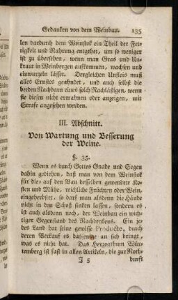 135-142, III. Abschnitt (§ 35 - 42)