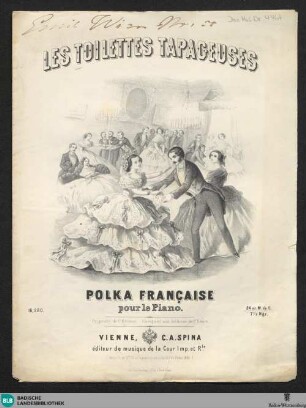 Les toilettes tapageuses : polka française pour le piano