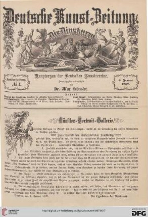 Nr. 1 (6. Januar 1867)