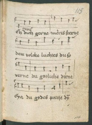 Hymnus 'Ave praeclara maris stella', dt.