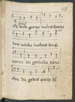 Hymnus 'Ave praeclara maris stella', dt.