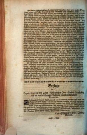 Ad Num. XVII. Addit. 2dum. Das Dorff Ruchheim betreffend
