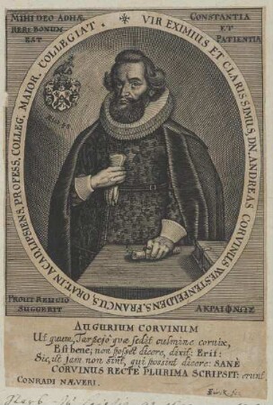 Bildnis des Andreas Corvinus