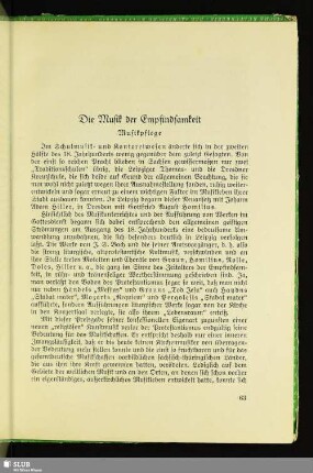 Die Musik der Empfindsamkeit