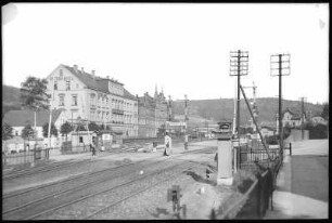 Aue. Partie am Bahnhof