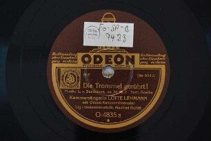 Die Trommel gerührt! : Op. 84 Nr. 2 / Musik: L. v. Beethoven. Text: Goethe