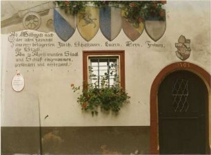 Sgraffito am Haus Schnitzer