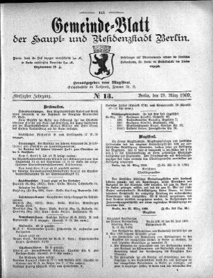 1909,13: No. 13, 28. März 1909