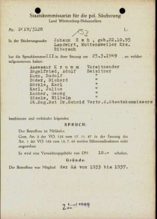 Zeh, Johann