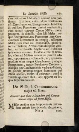 565-573, Actiones quae fiunt a Sacerdote post Communionem ...