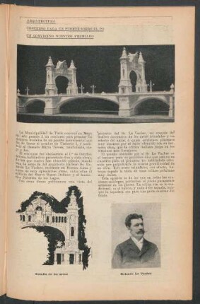 Arquitectura - Concurso para un ouente sobre el Po - Un convecino nuestro premiado