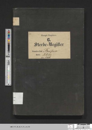 Sterberegister Booßen 1886