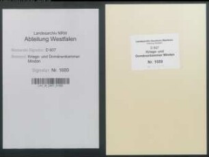 Zinsfreies königliches Darlehen an die mit Leinen handelnde Kaufmannschaft zu Bielefeld - Band 2