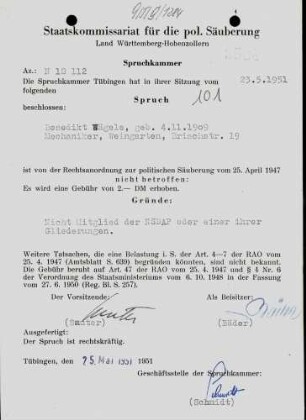 Wägele, Benedikt
