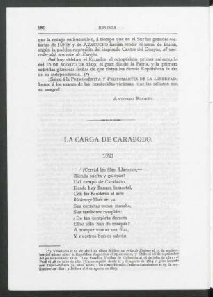 La carga de Carabobo