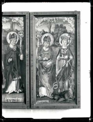 Klosterkirche; Triptychon, rechter Flügel aussen