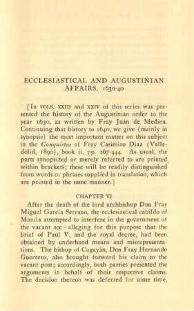 Ecclesiastical and Augustinian affairs, 1630-40