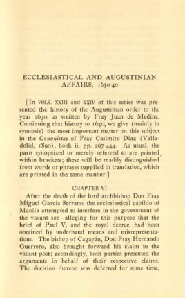 Ecclesiastical and Augustinian affairs, 1630-40