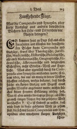 Funffzehende Frage.