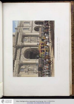 Abbildung: His Majesty George the Fourth proclaimed King at the Royal Exchange.