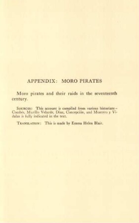 Appendix: Moro pirates