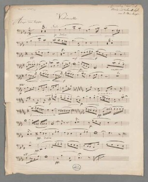 Erinnerung - BSB Mus.ms. 4745-6 : Lied mit Clavier- und Violoncell-Begleitung