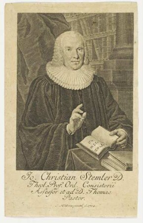 Bildnis des Jo. Christian Stemler