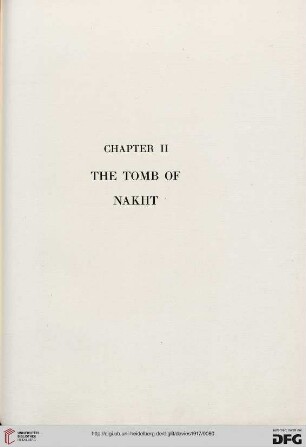 Chapter II: The tomb of Nakht