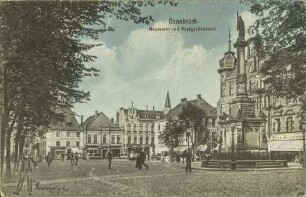 Osnabrück - Neumarkt mit Kriegerdenkmal